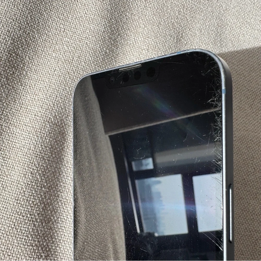 Apple iPhone 14 blue 128gb AT&T locked, good condition